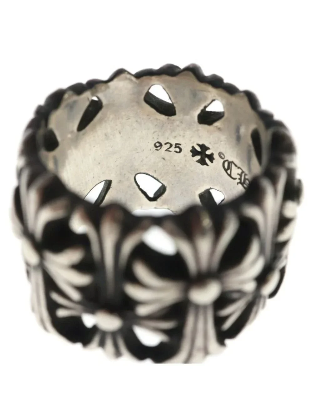 Chrome Hearts Cemetery Black Sling Silver